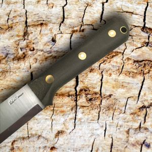 LT Wright Handcrafted Knives Genesis Green Matte Scandi Fixed Blade Knife